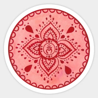 Mandala root chakra Sticker